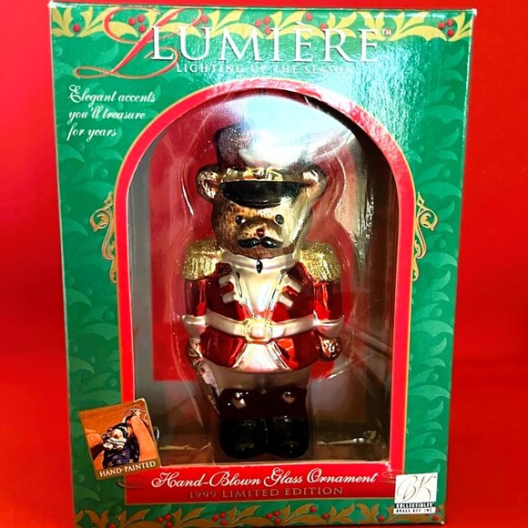 Vintage Lumiere Teddy Ornament - Picture 3 of 3